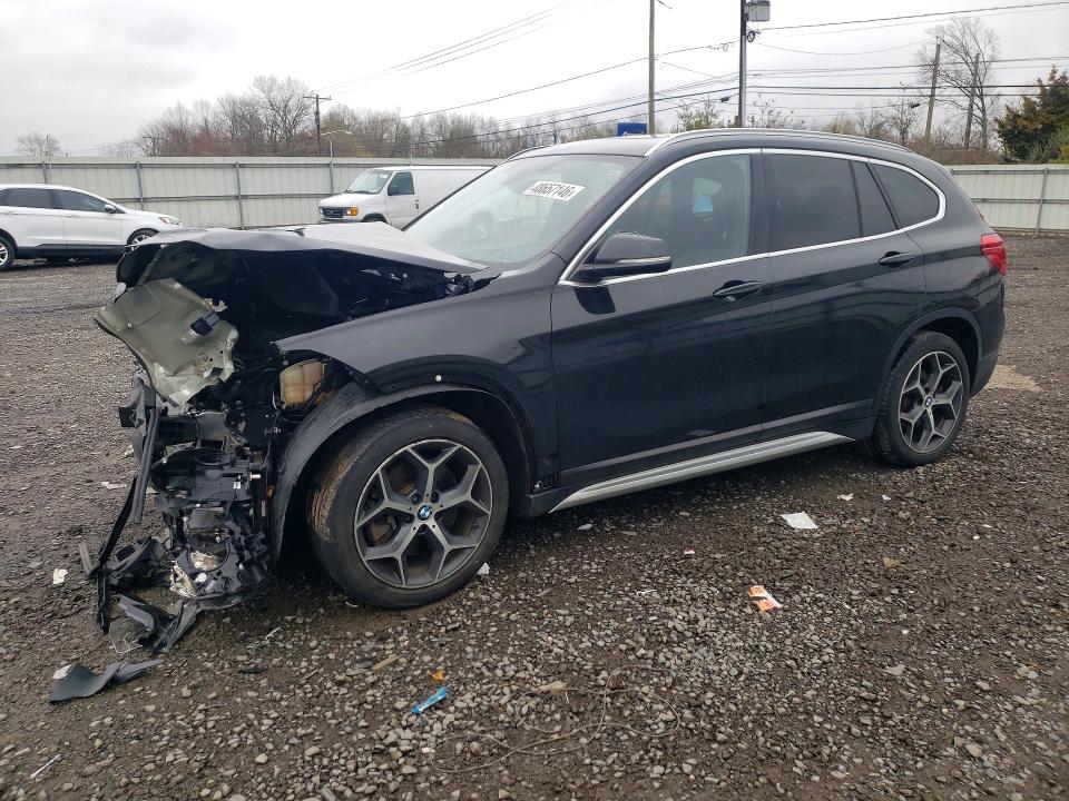 2018 BMW X1 VIN WBXHT3C38J5L29912 COPART salvage auction — FRONT END, Nj - Cert Of Title-Salvage, sold $700 on 2026-07-10 (photo 1)