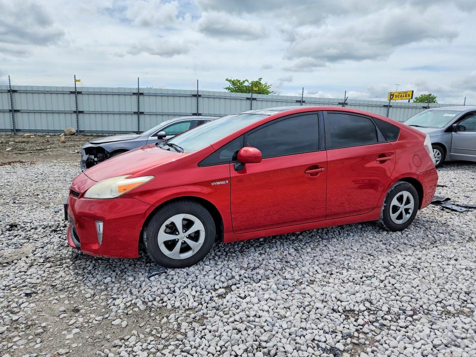 2012 Toyota Prius VIN JTDKN3DU5C1502039 COPART salvage auction — MINOR DENT/SCRATCHES, Il - Certificate Of Title, sold $1,850 on 2026-07-22 (photo 1)