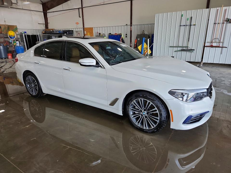 2018 BMW 5er VIN WBAJE7C54JG891292 COPART salvage auction — FRONT END, Il - Salvage Certificate, sold $6,200 on 2026-07-27 (photo 4)