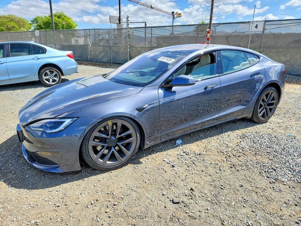 2023 Tesla Model s VIN 5YJSA1E50PF517598 COPART salvage auction — FRONT END, Salvage Title, sold $22,200 on 2026-07-10 (photo 1)