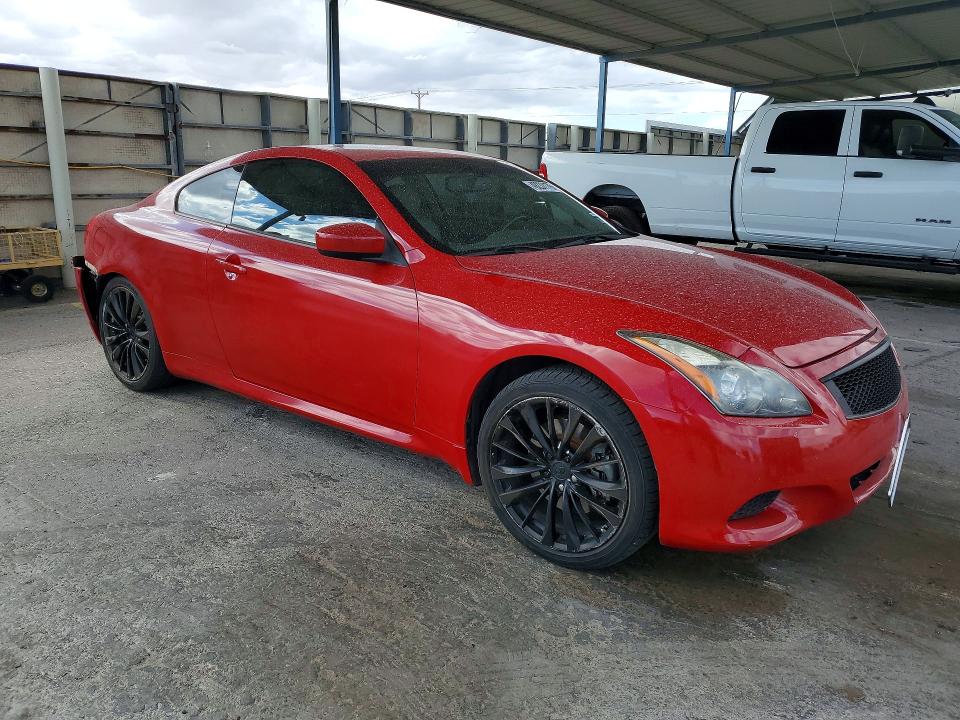 2012 Infiniti G37 VIN JN1CV6EK7CM423783 COPART salvage auction — REAR END, Tx - Salvage Vehicle Title, sold $125 on 2026-07-31 (photo 4)