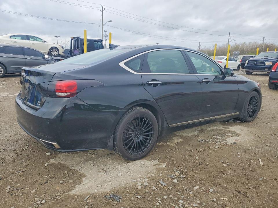 2017 Genesis G80 VIN KMHGN4JE9HU210145 COPART salvage auction — FRONT END, Il - Salvage Certificate, sold $3,250 on 2026-07-02 (photo 3)