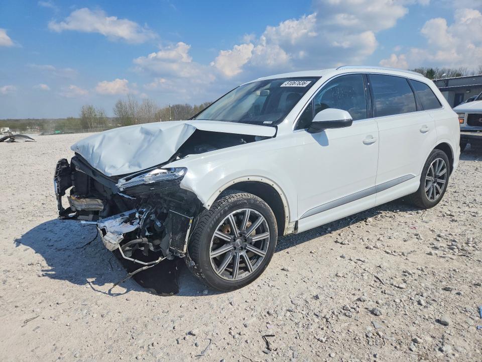 2017 Audi Q7 VIN WA1LAAF72HD005042 COPART salvage auction — FRONT END, Mi - Certificate Of Title, sold $3,200 on 2026-07-09 (photo 1)