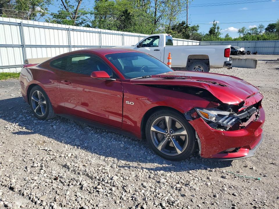 2017 Ford Mustang VIN 1FA6P8CF8H5259974 COPART salvage auction — FRONT END, Mo - Salvage Certificate Of Title, sold $8,100 on 2026-07-10 (photo 4)