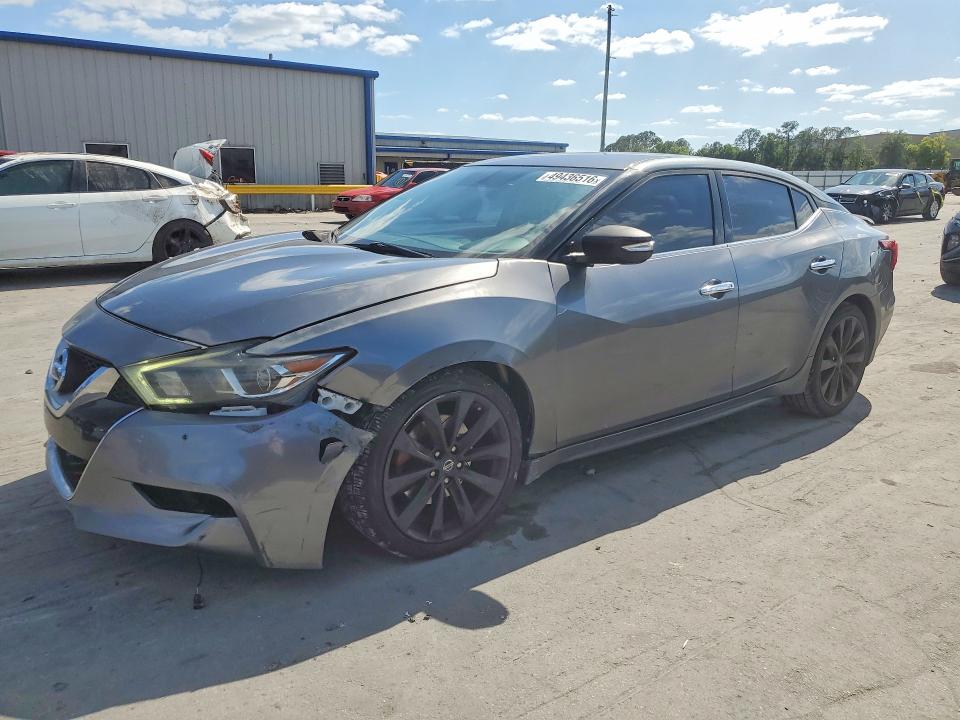 2016 Nissan Maxima VIN 1N4AA6AP0GC423823 COPART salvage auction — FRONT END, Fl - Cert Of Title Slvg Rebuildable, sold $2,100 on 2026-07-02 (photo 1)