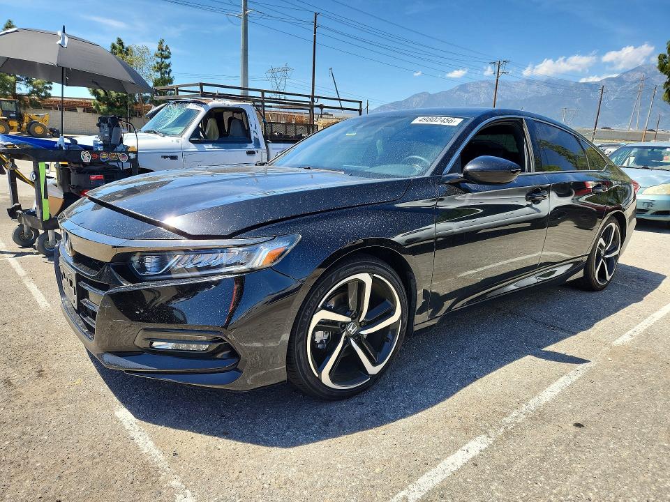 2020 Honda Accord VIN 1HGCV1F32LA139987 COPART salvage auction — SIDE, CA - SALVAGE CERTIFICATE, sold $8,800 on 2026-07-30 (photo 1)