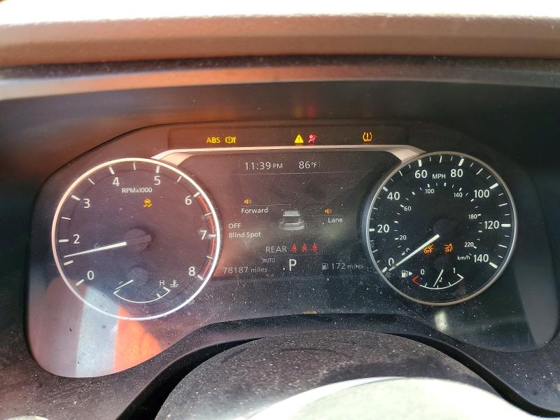 2021 Nissan Rogue VIN JN8AT3BB3MW200504 COPART salvage auction — FRONT END, Nc - Salvage Certificate Of Title, sold $5,800 on 2026-07-02 (photo 9)
