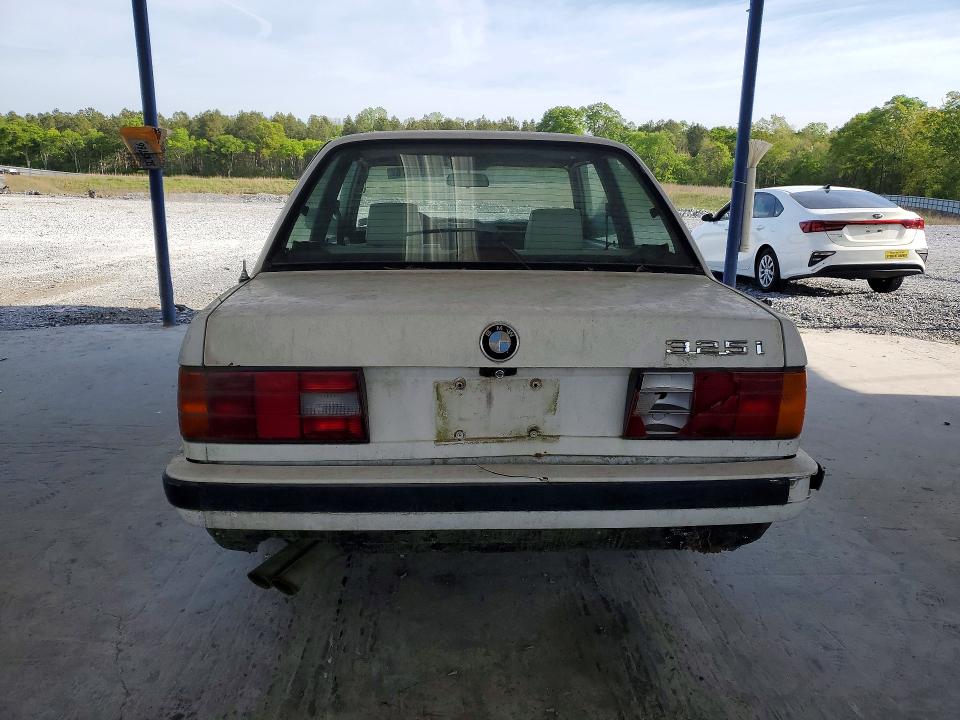 1989 BMW 3er VIN WBAAA1309K4204999 COPART salvage auction — REAR END, GA - CERTIFICATE OF TITLE, sold $2,650 on 2026-07-23 (photo 6)