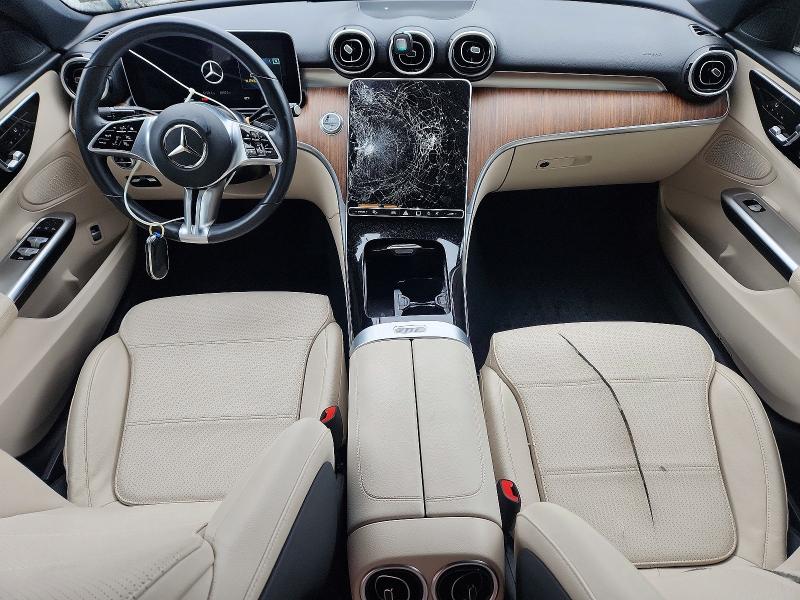 2023 Mercedes-benz C-klasse VIN W1KAF4HB6PR141585 COPART salvage auction — VANDALISM, NJ, sold $18,400 on 2026-07-15 (photo 8)