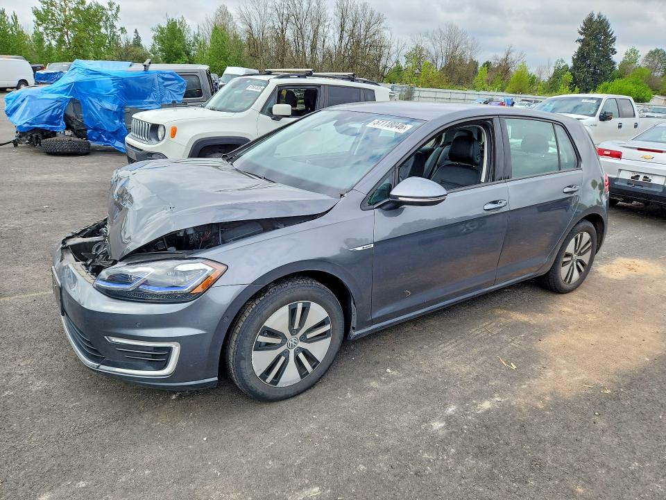 2019 Volkswagen Golf VIN WVWPR7AU0KW909175 COPART salvage auction — FRONT END, Or - Salvage Title Certificate, sold $4,200 on 2026-07-22 (photo 1)