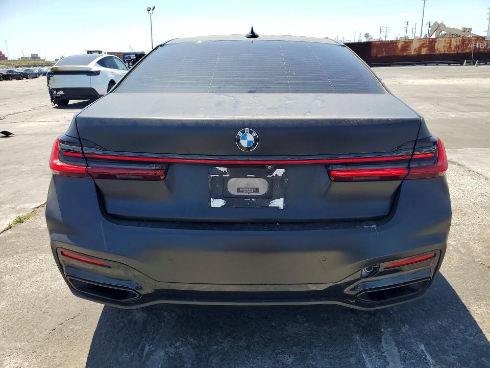 2020 BMW 7er VIN WBA7U2C00LGJ59765 COPART salvage auction — FRONT END, Ca - Salvage Certificate, sold $12,100 on 2026-07-10 (photo 6)