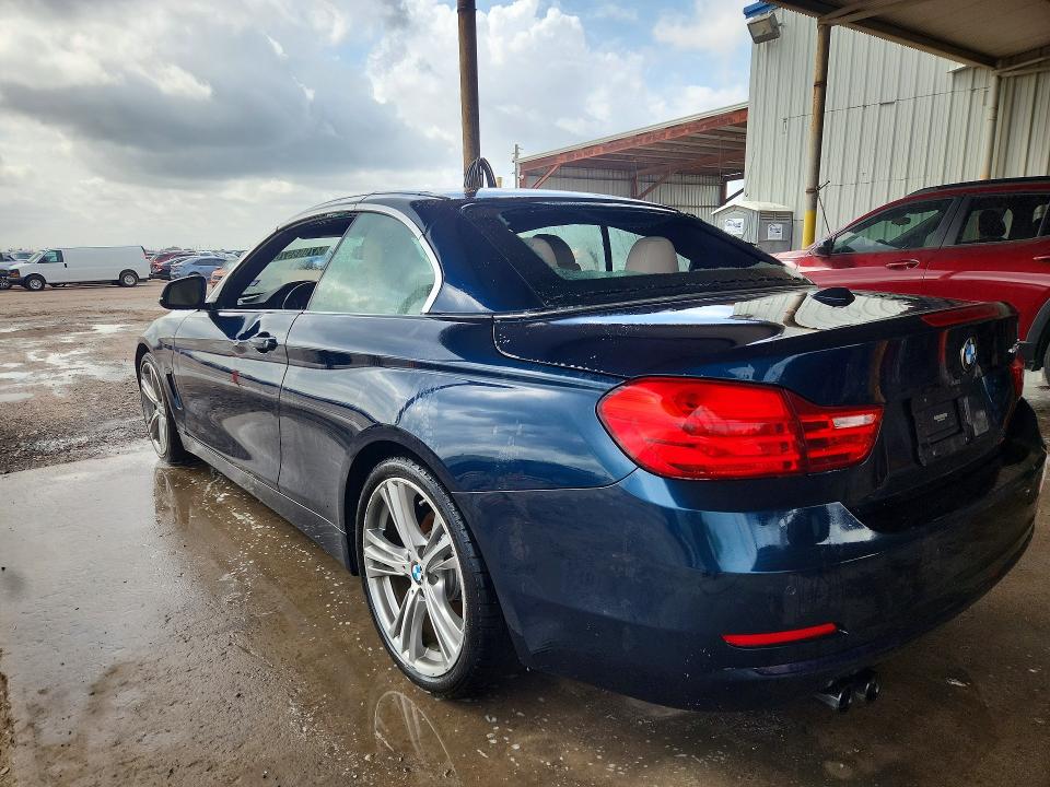 2016 BMW 4 series VIN WBA3V7C55G5A26704 COPART salvage auction — FRONT END, Tx - Certificate Of Title, sold $2,200 on 2026-07-16 (photo 2)