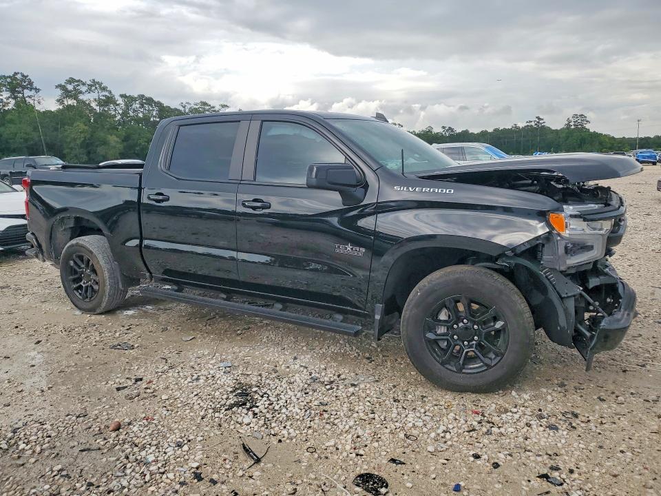 2024 Chevrolet Silverado 1500 VIN 1GCPADED3RZ253482 COPART salvage auction — FRONT END, Tx - Certificate Of Title, sold $12,700 on 2026-07-07 (photo 4)