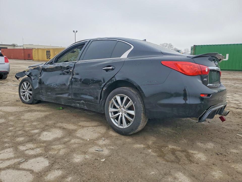 2015 Infiniti Q50 VIN JN1BV7AR0FM418496 COPART salvage auction — FRONT END, Id - Salvage Certificate Of Title, sold $700 on 2026-07-31 (photo 2)