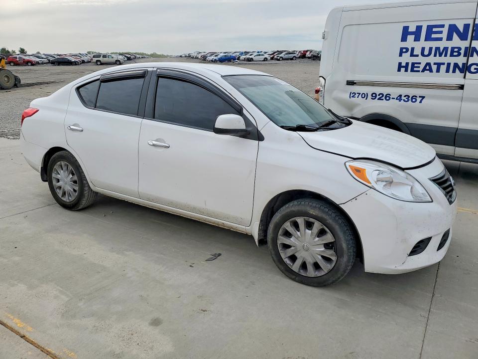 2012 Nissan Versa VIN 3N1CN7AP1CL857778 COPART salvage auction — FRONT END, Ky - Cert Of Title-Salvage, sold $450 on 2026-07-09 (photo 4)