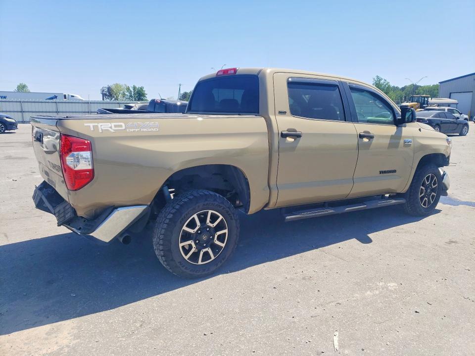 2017 Toyota Tundra VIN 5TFDW5F19HX585192 COPART salvage auction — REAR END, Nc - Salvage Certificate Of Title, sold $16,500 on 2026-07-07 (photo 3)