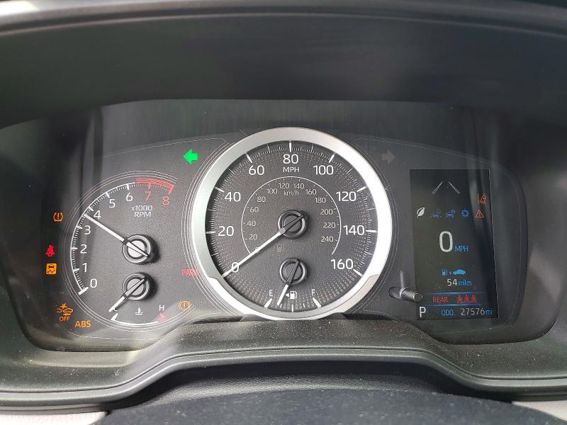 2022 Toyota Corolla VIN 5YFEPMAE0NP383342 COPART salvage auction — REAR END, Tx - Salvage Vehicle Title, sold $2,850 on 2026-07-09 (photo 9)