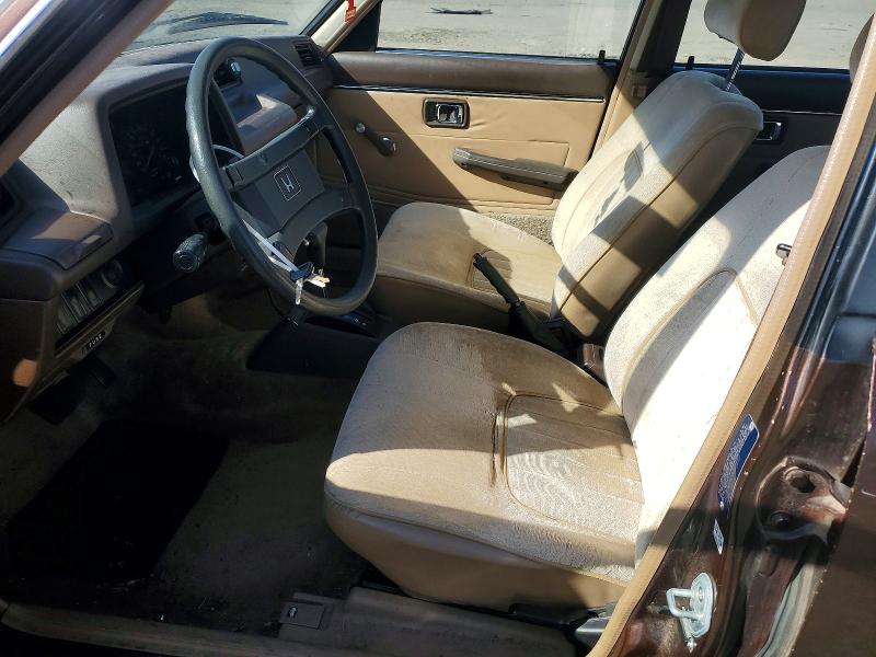 1983 Honda Civic VIN JHMST3439DS037272 COPART salvage auction — REAR END, Or - Salvage Title Certificate, sold $250 on 2026-07-08 (photo 7)