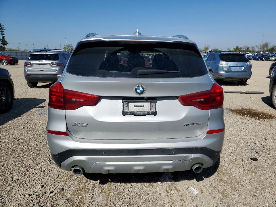 2019 BMW X3 VIN 5UXTR9C50KLD98117 COPART salvage auction — HAIL, Ia - Cert Of Title-Salvage Title, sold $550 on 2026-07-29 (photo 6)