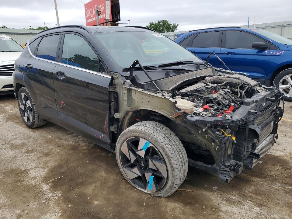 2024 Hyundai Kona VIN KM8HE3A3XRU028596 COPART salvage auction — FRONT END, Ks - Cert Of Title-Salvage, sold $4,050 on 2026-07-17 (photo 4)