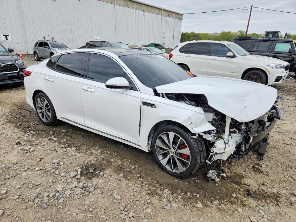 2016 Kia Optima VIN 5XXGV4L21GG029830 COPART salvage auction — FRONT END, Nj - Cert Of Title-Salvage, sold $1,100 on 2026-07-27 (photo 4)