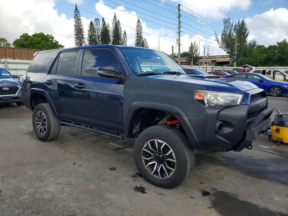 2018 Toyota 4runner VIN JTEBU5JR7J5528707 COPART salvage auction — DAMAGE HISTORY, Fl - Cert Of Title-Rebuilt (P), sold $10,600 on 2026-07-20 (photo 4)