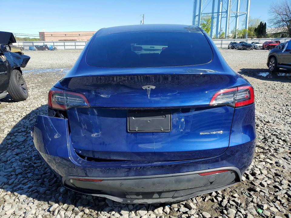 2023 Tesla Model y VIN 7SAYGAEE0PF774434 COPART salvage auction — SIDE, Nj - Cert Of Title-Salvage, sold $9,200 on 2026-07-29 (photo 6)