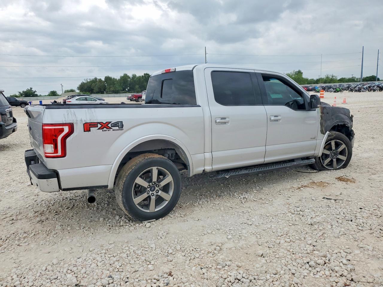 2016 Ford F-150 Lightning VIN 1FTEW1EG7GKF46549 COPART salvage auction — Burn Engine, TX - SALVAGE VEHICLE TITLE, sold $1,750 on 2026-07-09 (photo 3)