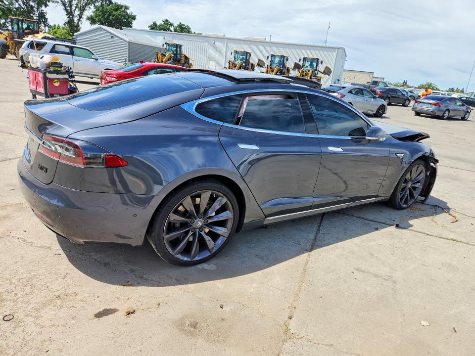 2016 Tesla Model s VIN 5YJSA1E12GF151575 COPART salvage auction — FRONT END, Ca - Salvage Certificate, sold $1,750 on 2026-07-27 (photo 3)
