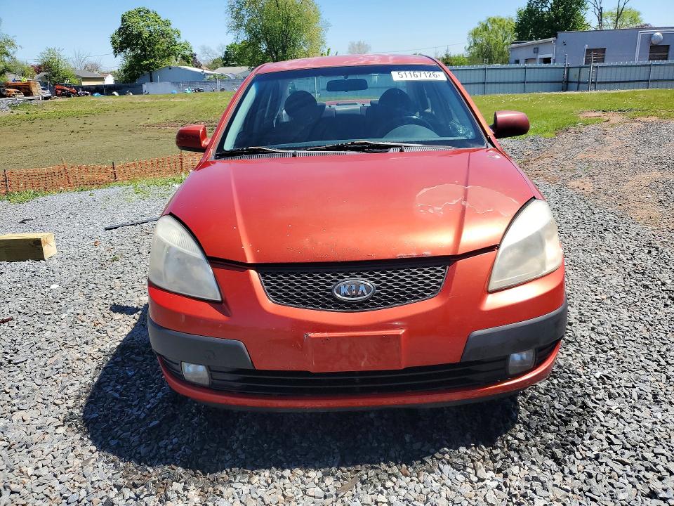 2007 Kia Rio VIN KNADE123276277396 COPART salvage auction — REAR END, Nj - Cert Of Title-Salvage, sold $350 on 2026-07-28 (photo 5)