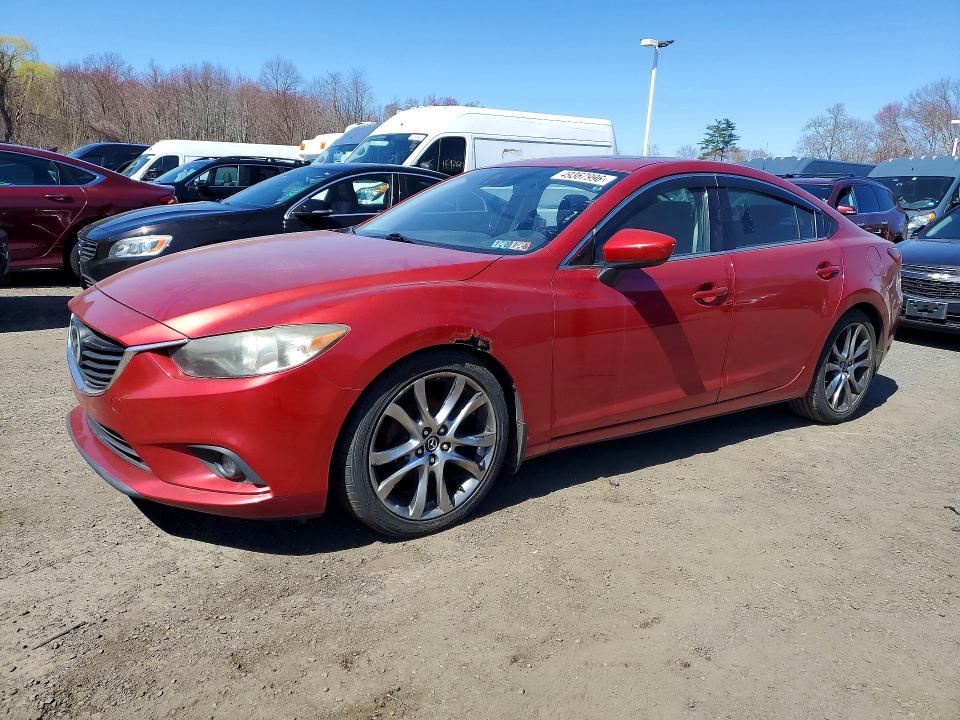 2014 Mazda 6 VIN JM1GJ1W60E1123845 COPART salvage auction — MINOR DENT/SCRATCHES, Wv - Certificate Of Title, sold $1,650 on 2026-07-21 (photo 1)