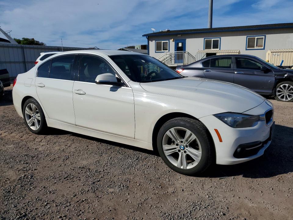 2017 BMW 3 series VIN WBA8B9C50HK676485 COPART salvage auction — REAR END, Hi - Certificate Of Salvage, sold $2 on 2026-07-06 (photo 4)