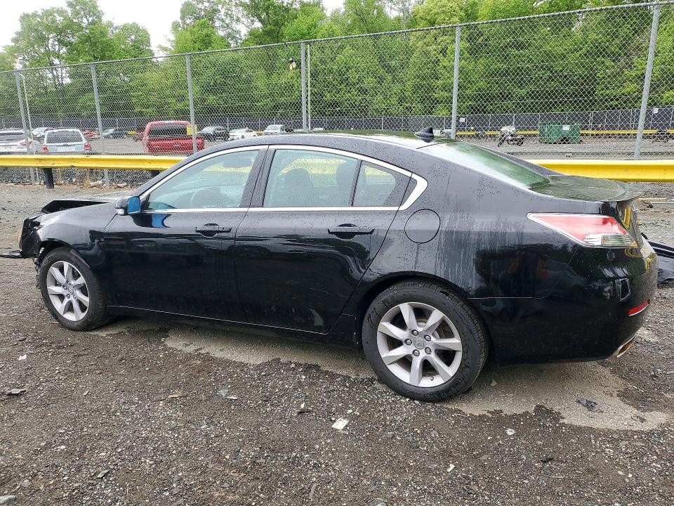 2014 Acura Tl VIN 19UUA8F58EA001691 COPART salvage auction — FRONT END, Md - Cert Of Salvage > 75% Damage, sold $1,650 on 2026-07-02 (photo 2)