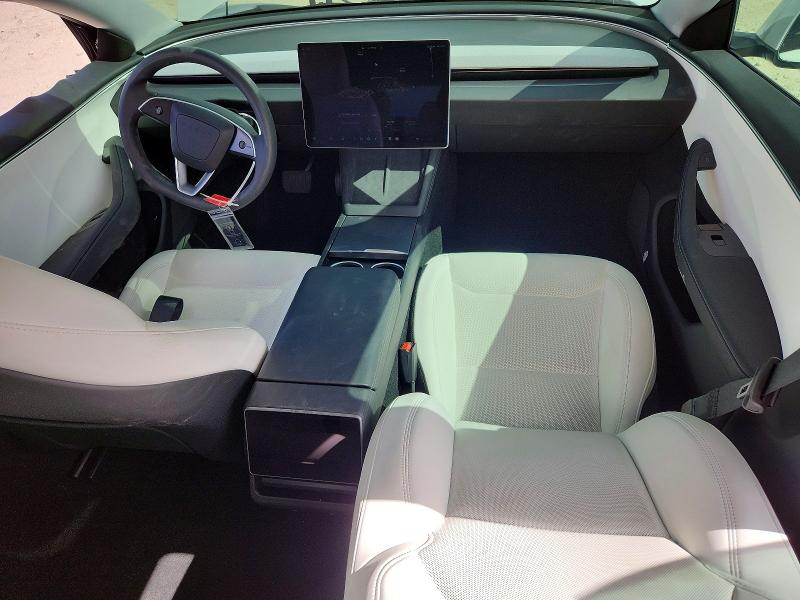 2025 Tesla Model 3 VIN 5YJ3E1EA8SF039977 COPART salvage auction — FRONT END, Fl - Certificate Of Destruction, sold $15,000 on 2026-07-02 (photo 8)