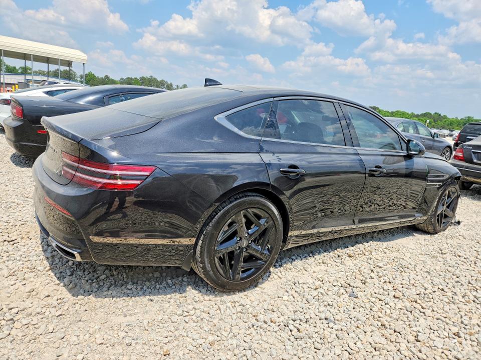 2024 Genesis G80 VIN KMTGB4SD7RU221635 COPART salvage auction — FRONT END, GA - CERT OF TITLE-SALVAGE, sold $17,000 on 2026-07-09 (photo 3)