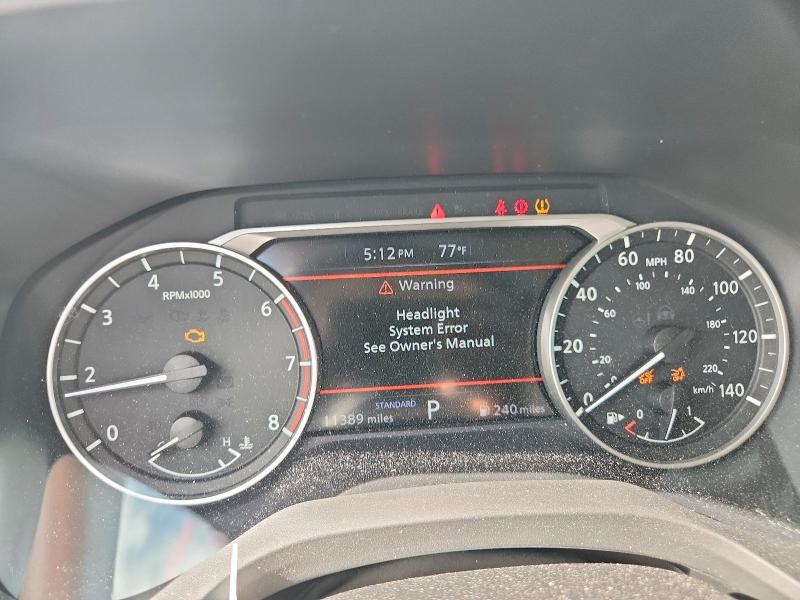 2025 Nissan Rogue VIN JN8BT3BA6SW003593 COPART salvage auction — FRONT END, Id - Salvage Certificate Of Title, sold $6,700 on 2026-07-07 (photo 9)