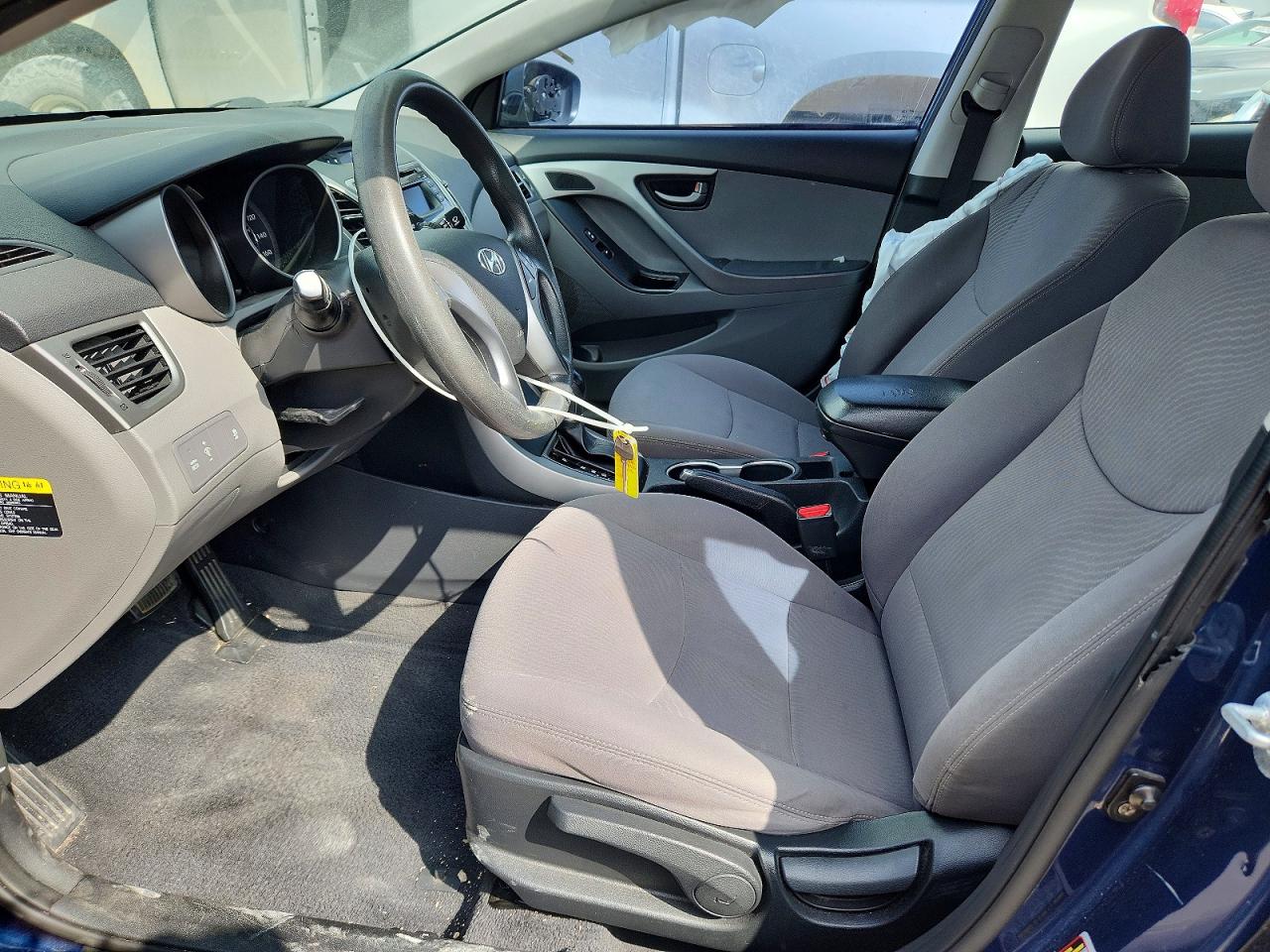 2016 Hyundai Elantra VIN KMHDH4AE0GU644916 COPART salvage auction — Side, TX - SALVAGE VEHICLE TITLE (P), sold $600 on 2026-07-09 (photo 7)