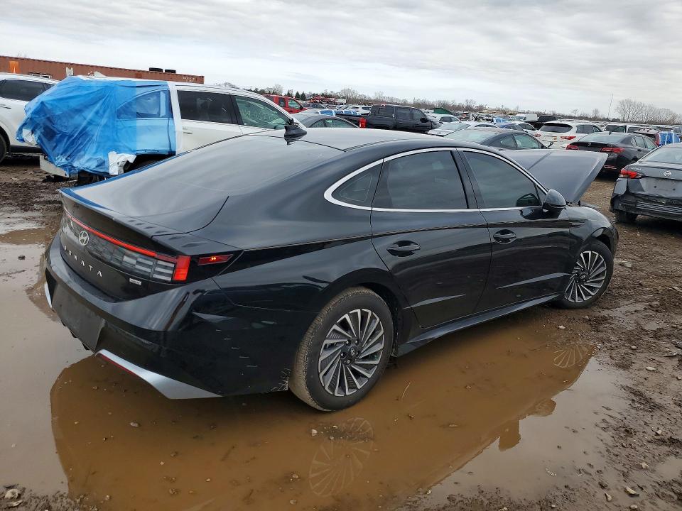 2025 Hyundai Sonata VIN KMHL34JJ0SA111398 COPART salvage auction — FRONT END, Il - Salvage Certificate, sold $6,900 on 2026-07-28 (photo 3)