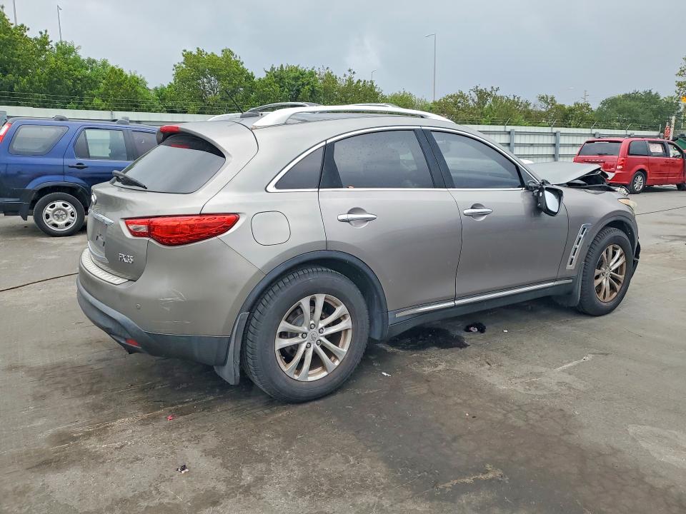 2011 Infiniti Fx VIN JN8AS1MU7BM711535 COPART salvage auction — FRONT END, FL - CERT OF TITLE SLVG REBUILDABLE, sold $550 on 2026-07-27 (photo 3)