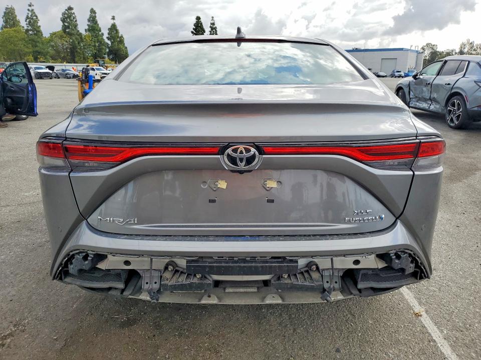 2023 Toyota Mirai VIN JTDAAAAA7PA009085 COPART salvage auction — FRONT END, Salvage Title, sold $125 on 2026-07-23 (photo 6)