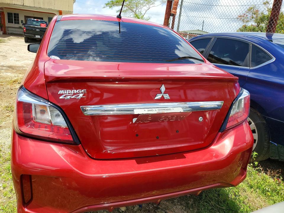 2022 Mitsubishi Mirage VIN ML32FUFJ0NHF08806 COPART salvage auction — WATER/FLOOD, Hi - Certificate Of Salvage, sold $5 on 2026-07-27 (photo 6)