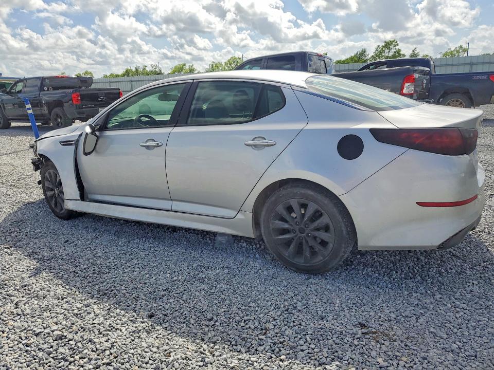 2014 Kia Optima VIN 5XXGM4A77EG318161 COPART salvage auction — FRONT END, Tx - Salvage Vehicle Title, sold $375 on 2026-07-06 (photo 2)