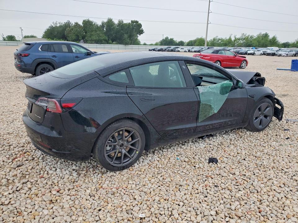 2021 Tesla Model 3 VIN 5YJ3E1EB2MF003181 COPART salvage auction — FRONT END, Tx - Salvage Vehicle Title, sold $7,000 on 2026-07-16 (photo 3)