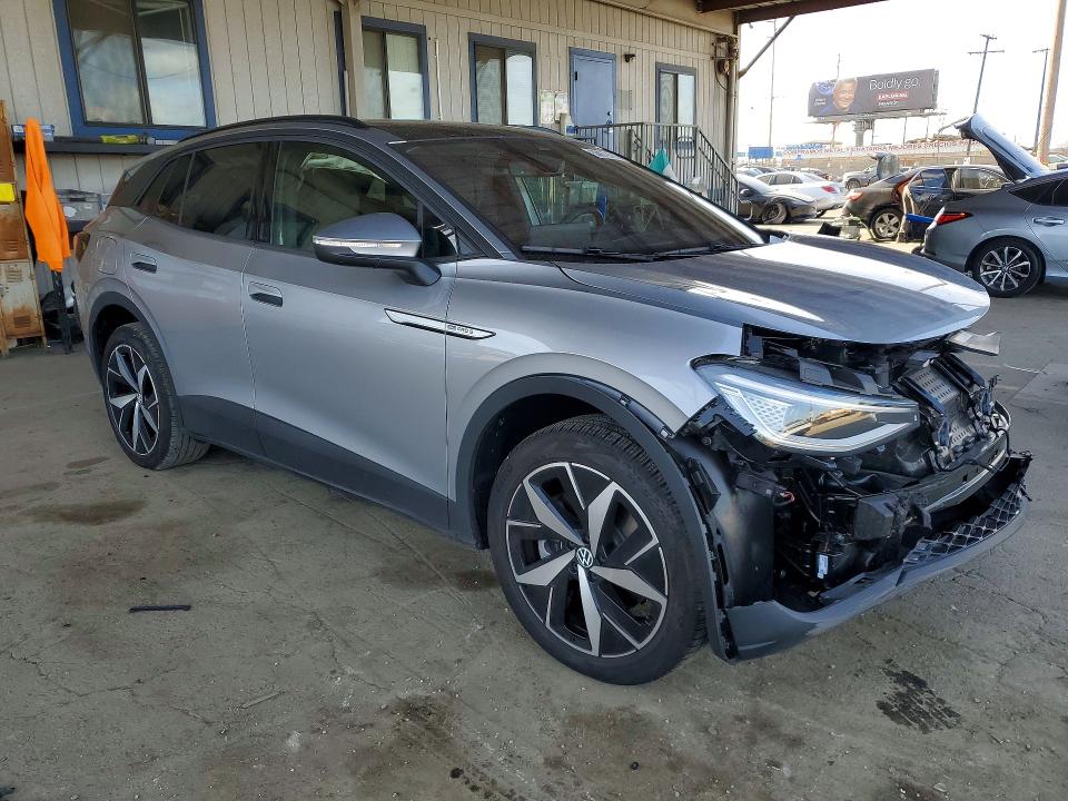 2023 Volkswagen Id.4 VIN 1V2WNPE86PC035782 COPART salvage auction — FRONT END, Ca - Salvage Certificate, sold $13,100 on 2026-07-02 (photo 4)