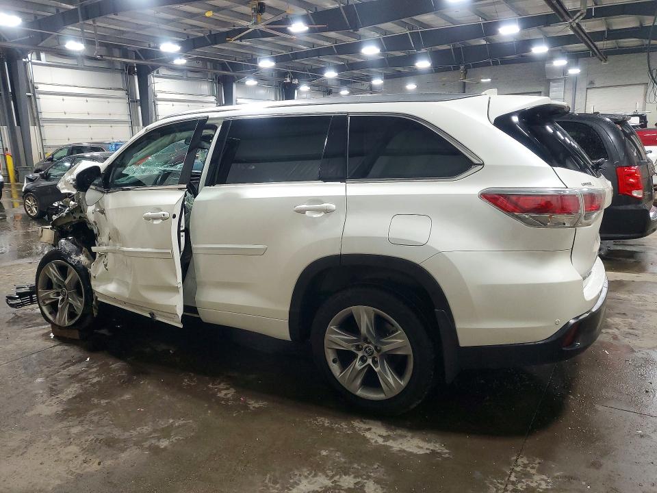 2016 Toyota Highlander VIN 5TDDKRFH0GS261827 COPART salvage auction — FRONT END, Mn - Cert Of Title-Salvage, sold $2,300 on 2026-07-07 (photo 2)