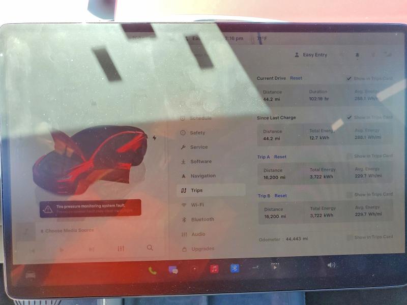 2024 Tesla Model 3 VIN 5YJ3E1EA0RF730060 COPART salvage auction — REAR END, Sc - Salvage Title, sold $8,400 on 2026-07-16 (photo 9)