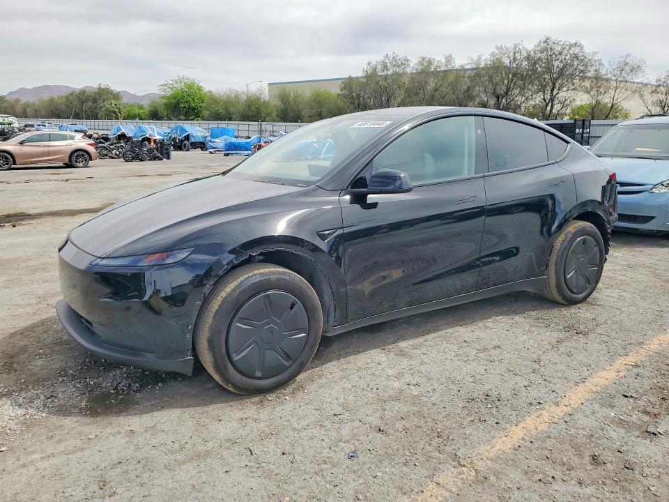 2026 Tesla Model y VIN 7SAYGDED7TA595033 COPART salvage auction — SIDE, Nv - Salvage Title, sold $17,100 on 2026-07-02 (photo 1)