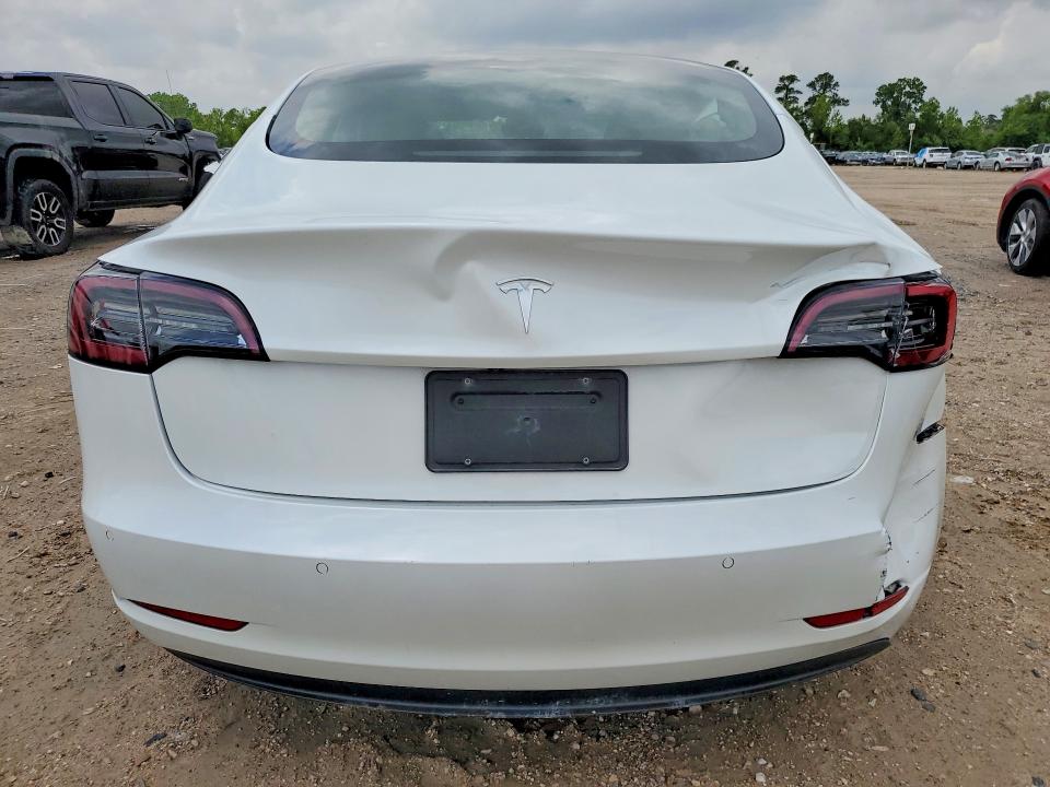 2021 Tesla Model 3 VIN 5YJ3E1EA5MF054164 COPART salvage auction — REAR END, Tx - Salvage Vehicle Title, sold $6,700 on 2026-07-17 (photo 6)