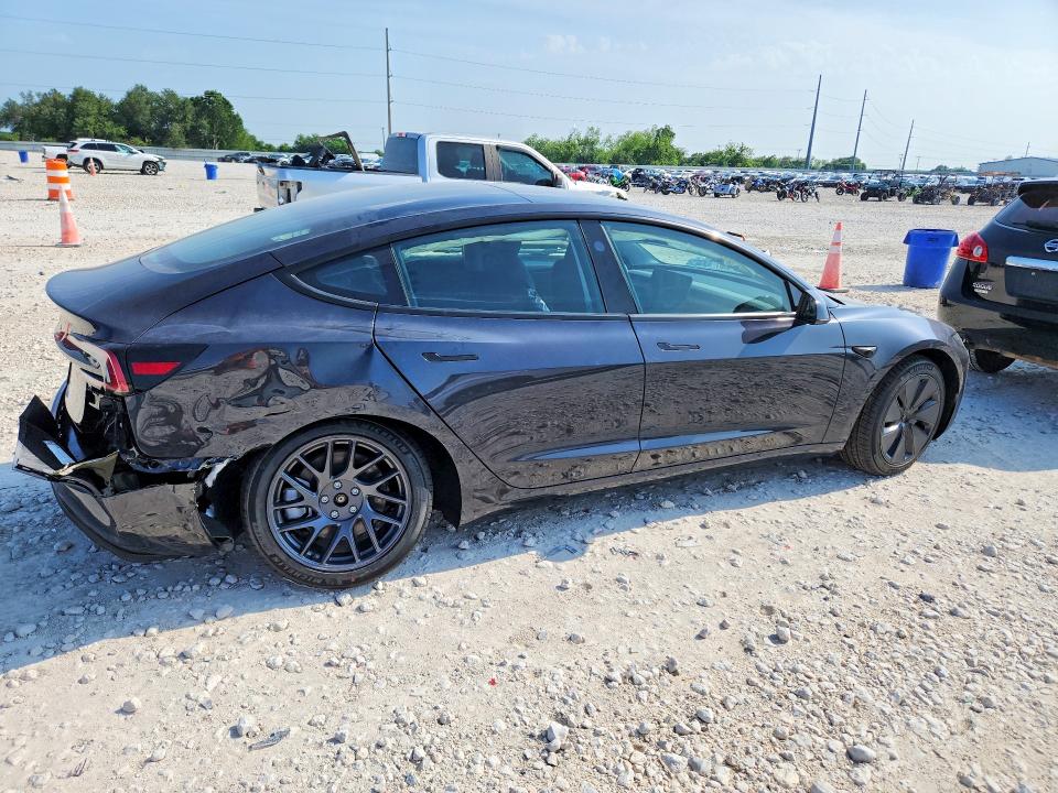 2026 Tesla Model 3 VIN 5YJ3E1EAXTF155621 COPART salvage auction — REAR END, Salvage Title, sold $12,700 on 2026-07-23 (photo 3)
