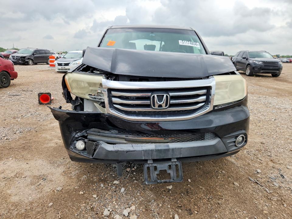 2014 Honda Pilot VIN 5FNYF4H72EB015697 COPART salvage auction — FRONT END, Tx - Salvage Vehicle Title, sold $725 on 2026-07-02 (photo 5)